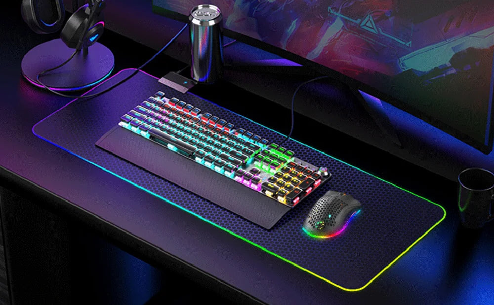 Cordless 7-Color LED Mouse