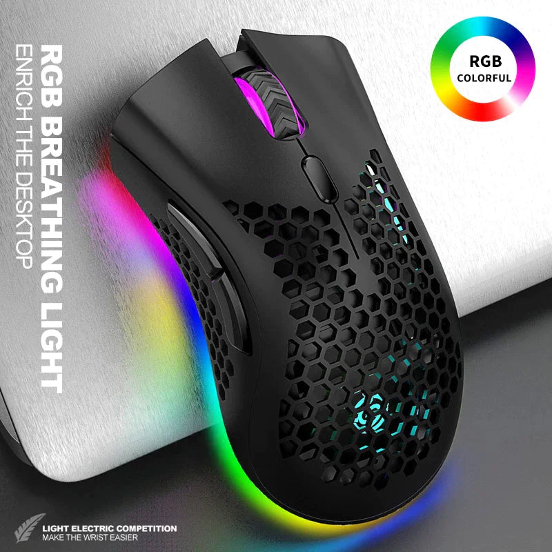 Cordless 7-Color LED Mouse