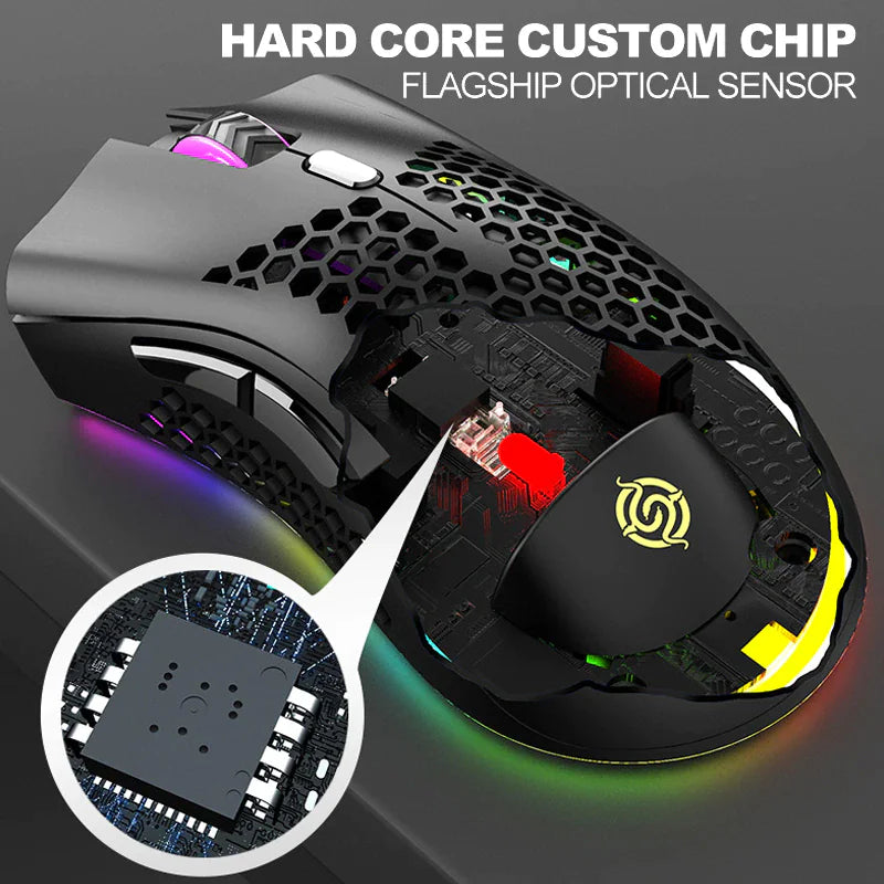 Cordless 7-Color LED Mouse