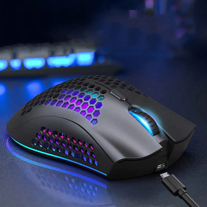 Cordless 7-Color LED Mouse