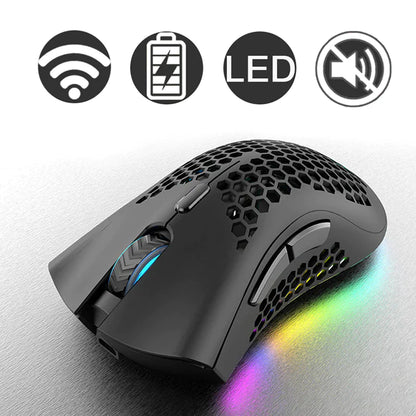 Cordless 7-Color LED Mouse