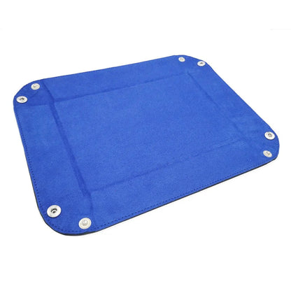 Foldable Dice Tray Dice Set - Blue-1