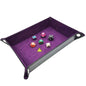 Foldable Dice Tray Dice Set - Purple-0