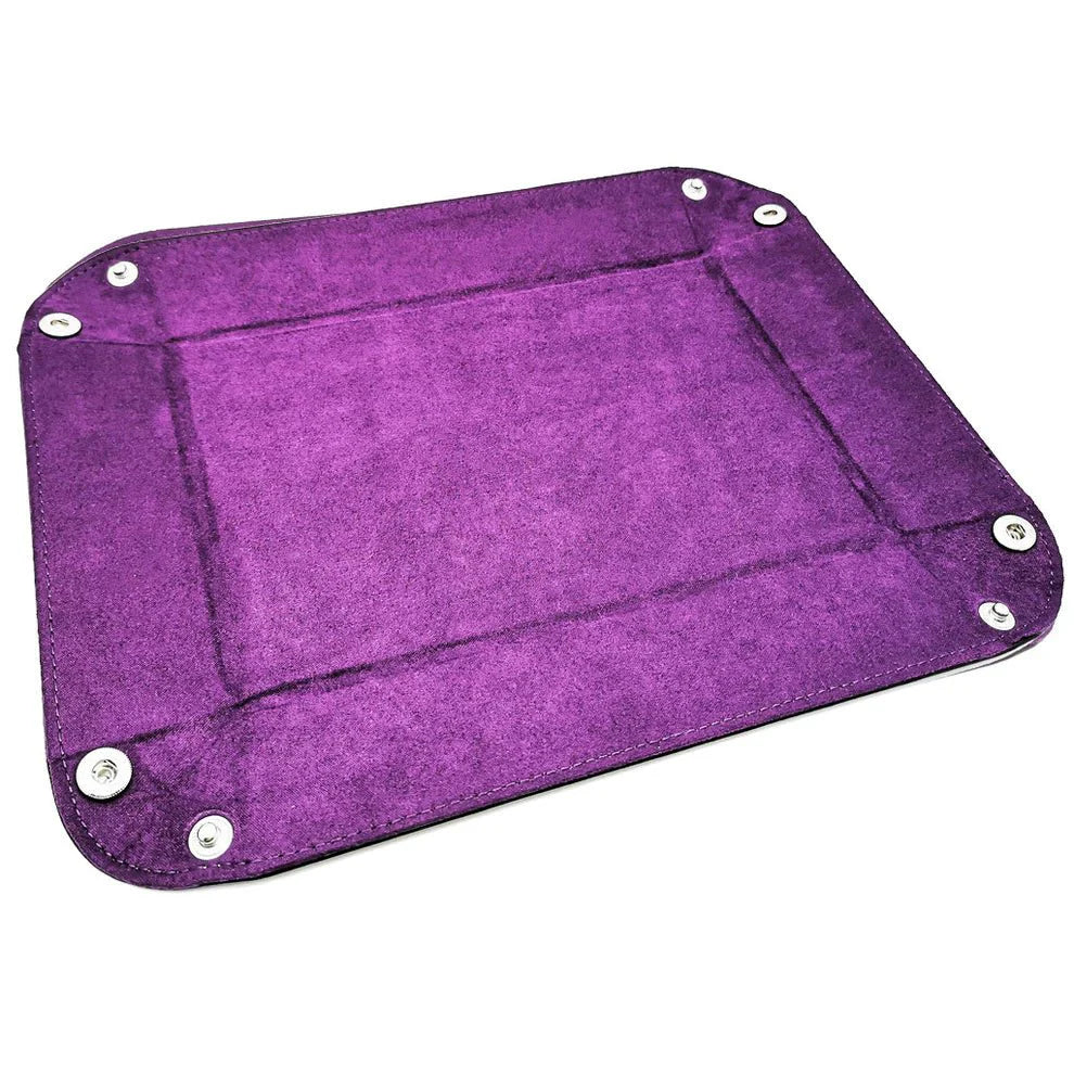 Foldable Dice Tray Dice Set - Purple-2