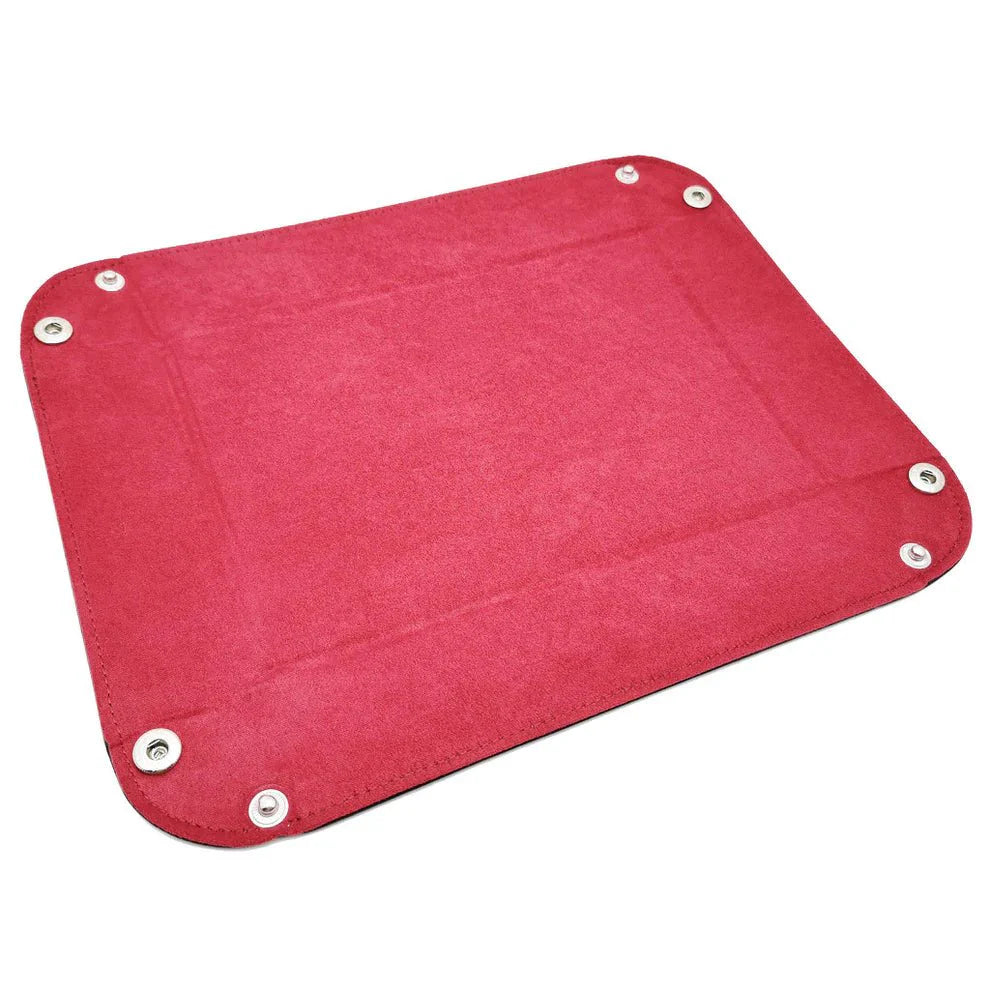 Foldable Dice Tray Dice Set - Red-2