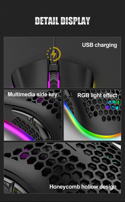 Cordless 7-Color LED Mouse