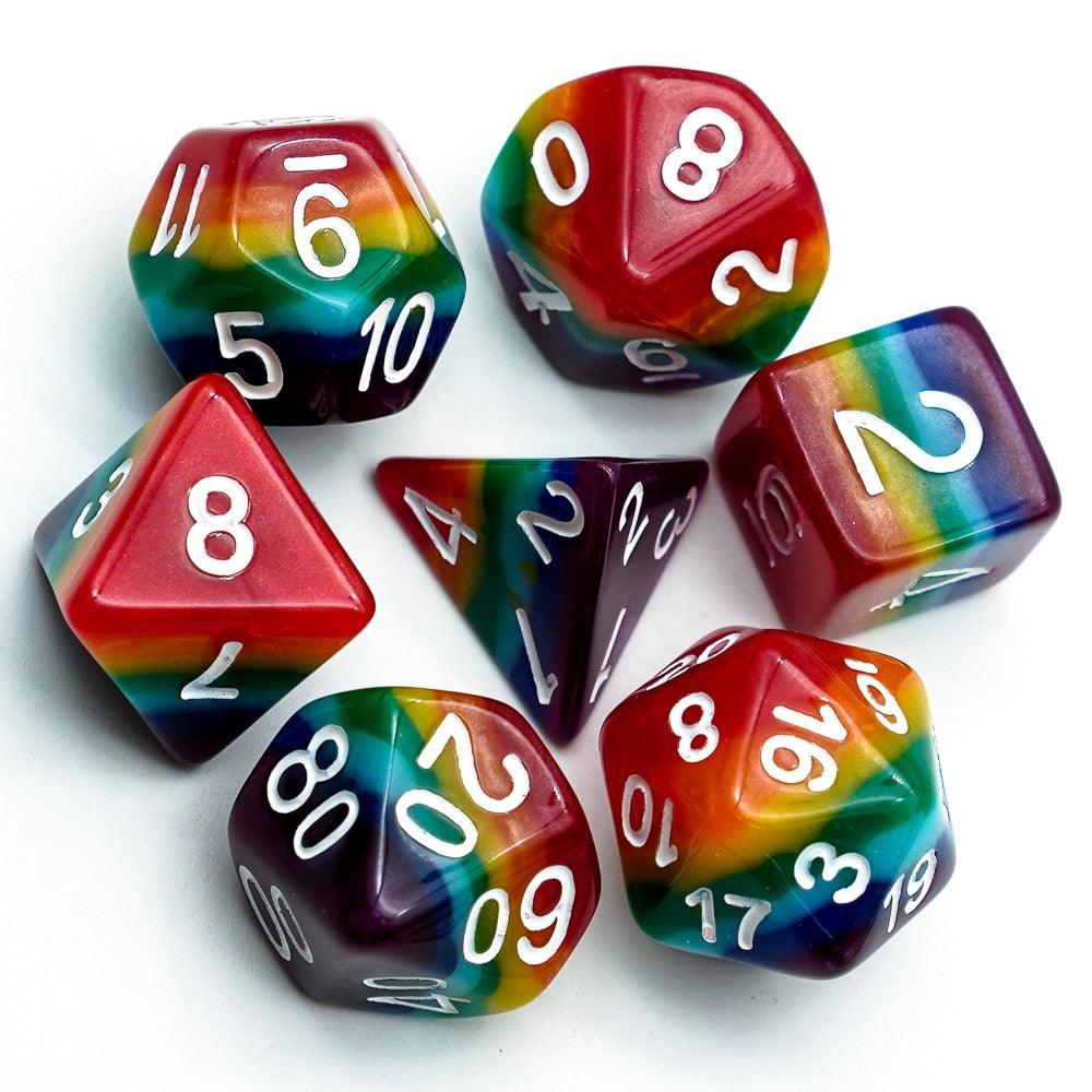 Rainbow Dice Set-4