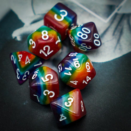 Rainbow Dice Set-0