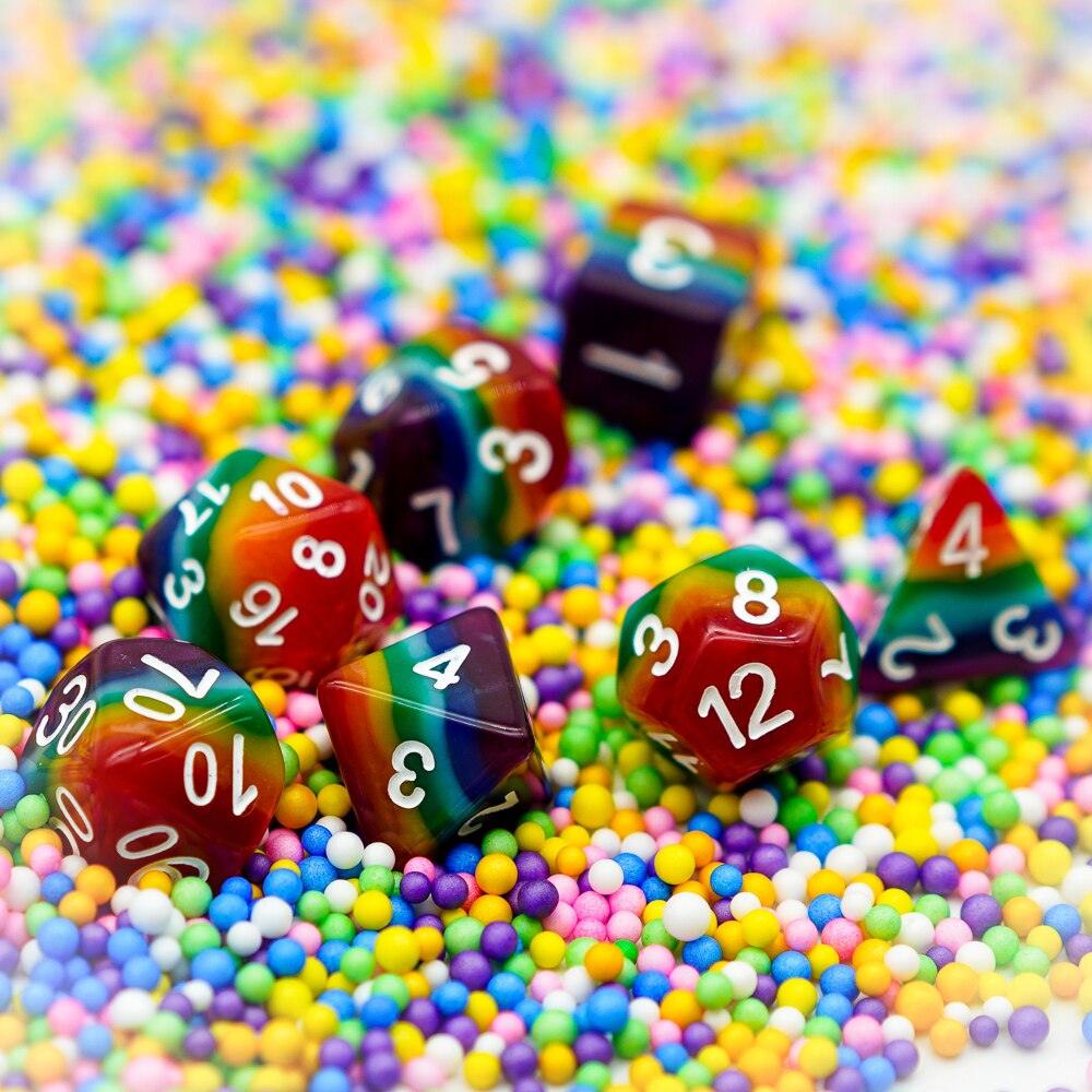 Rainbow Dice Set-3